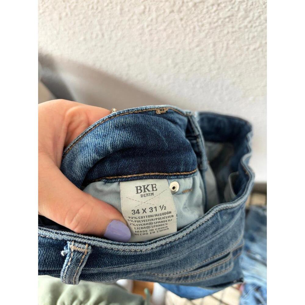 BKE Gabby Curvy Fit High Rise Tailored Bootcut Jeans size 34 x 31.5 - Picture 4 of 4